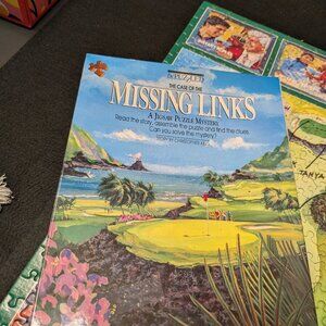 bePuzzled CASE OF THE MISSING LINKS Mystery Puzzle! 1990 Vintage